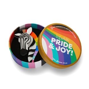 Erstwilder Zebra Brooch - Zelda the Zestful Zebra Brooch